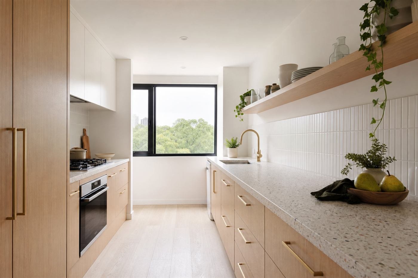 Compact Galley Kitchen
